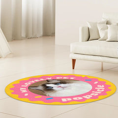 Custom Printed Pet Rug from Your Photo | Personalized Pet Floor Mat