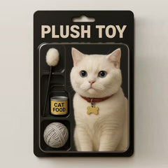 Custom Figurine-Style Pet Portrait from Your Photo | Cute Toy Box Pet Art