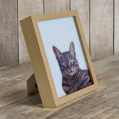 Custom LED Pet Portrait from Your Photo | Personalized Light-Up Pet Art