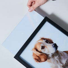 Custom LED Pet Portrait from Your Photo | Personalized Light-Up Pet Art