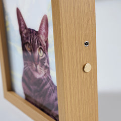 Custom LED Pet Portrait from Your Photo | Personalized Light-Up Pet Art
