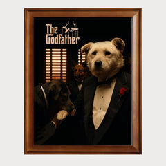Custom 3D Pet Portrait from Your Photo | Cute Figurine Style Wall Art