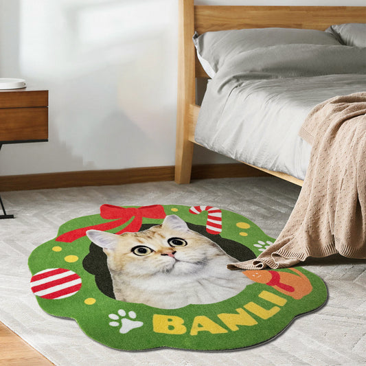 Custom Printed Pet Rug from Your Photo | Personalized Pet Floor Mat