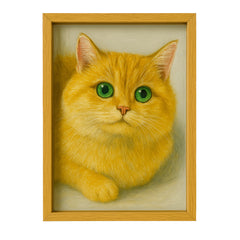 Hand-Painted Glass Pet Portrait from Your Photo | Custom Pet Keepsake